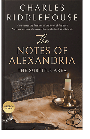 Pre Made Book Cover Tan