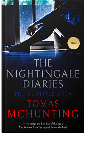 Pre Made Book Cover Ebony