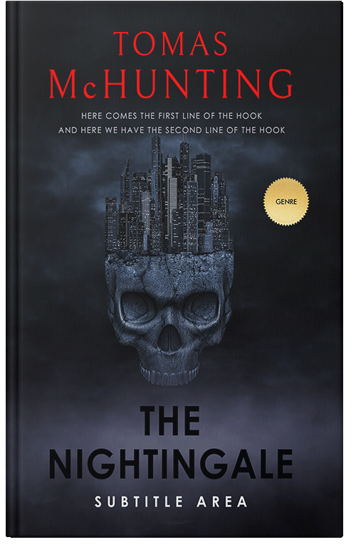 Front view of Premade Mystery & Thriller & Suspense Book Cover - Cinder