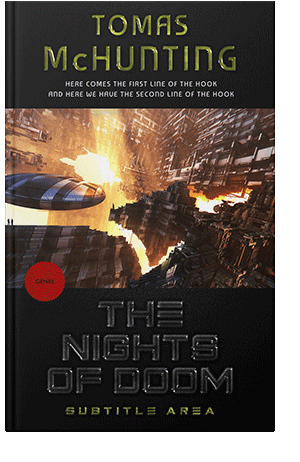 Pre Made Book Cover Antique Brass