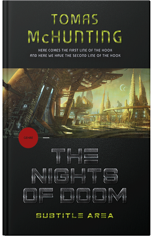 Front view of Premade Science Fiction Book Cover - Rangoon Green