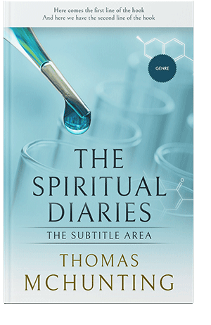 Pre Made Book Cover Aqua Island