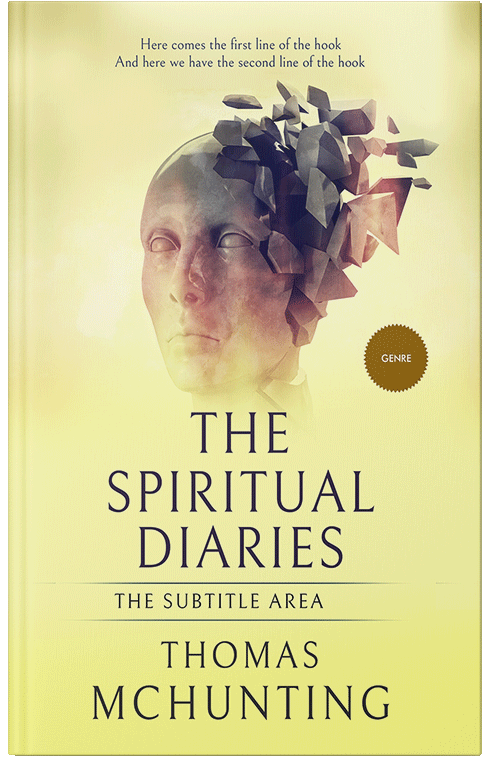 Front view of Premade Surreal Book Cover - Sandwisp