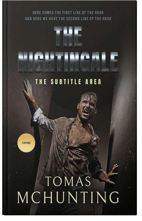 Front view of Premade Mystery & Thriller & Suspense Book Cover - Zeus