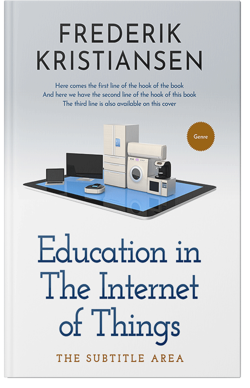 Front view of Premade Business Book Cover - Iron