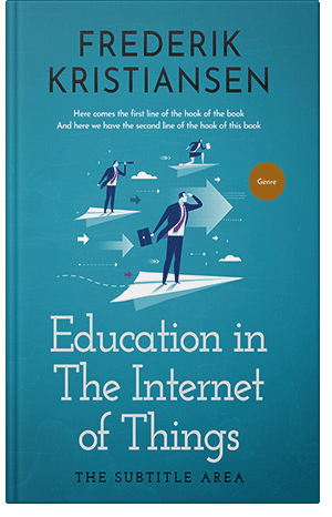 Premade Book Cover Blue Chill