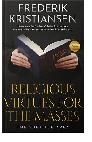 Pre Made Book Cover Cod Gray