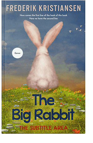 Pre Made Book Cover Limed Ash