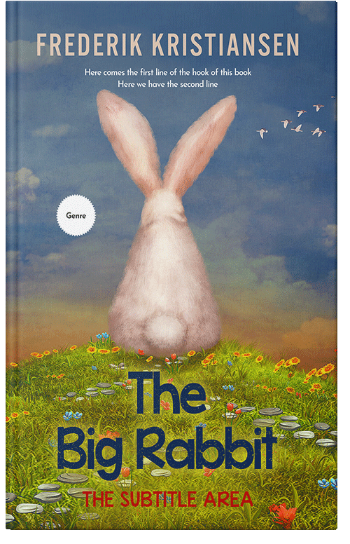 Front view of Premade Nature Book Cover - Limed Ash