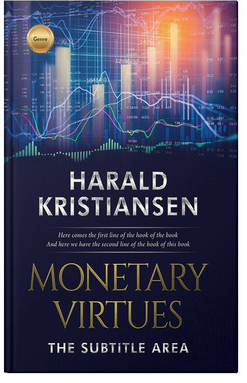 Front view of Premade Business Book Cover - Oriental Pink