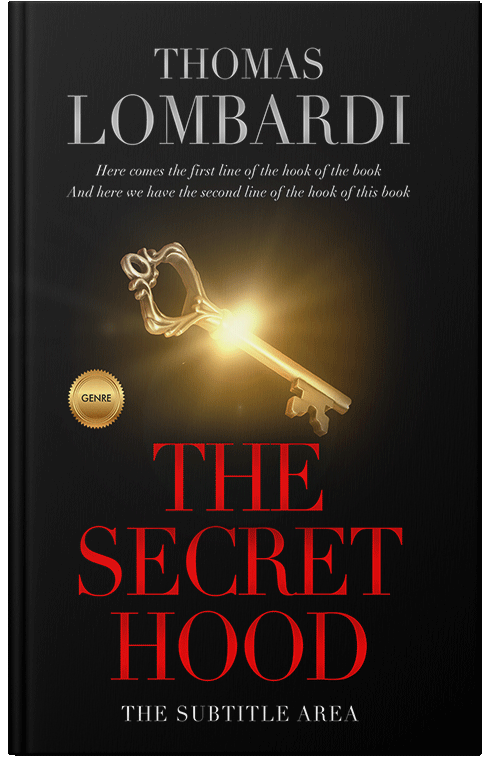 Front view of Premade Mystery & Thriller & Suspense Book Cover - Raw Sienna