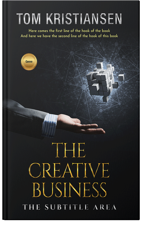 Front view of Premade Business Book Cover - Woodsmoke