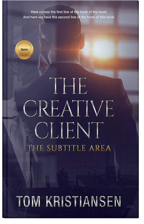 Front view of Premade Business Book Cover - Revolver