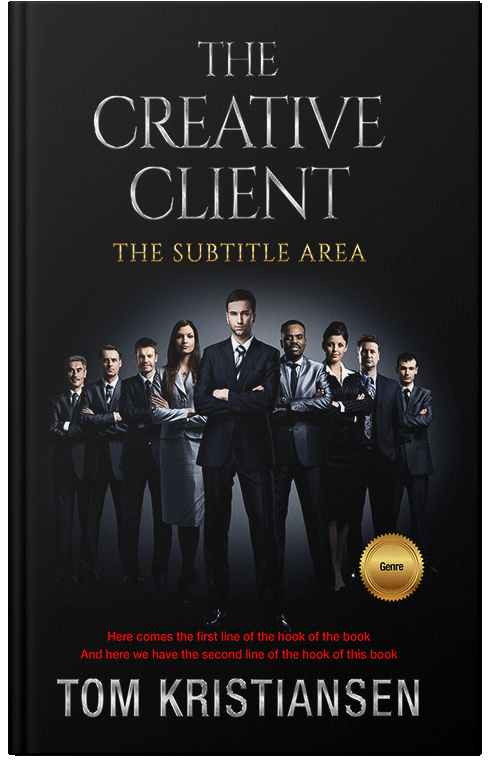 Front view of Premade Self-Improvement & Self-Help Book Cover - Woodsmoke