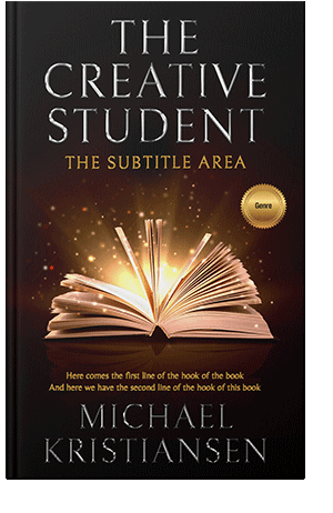 Pre Made Book Cover Tan