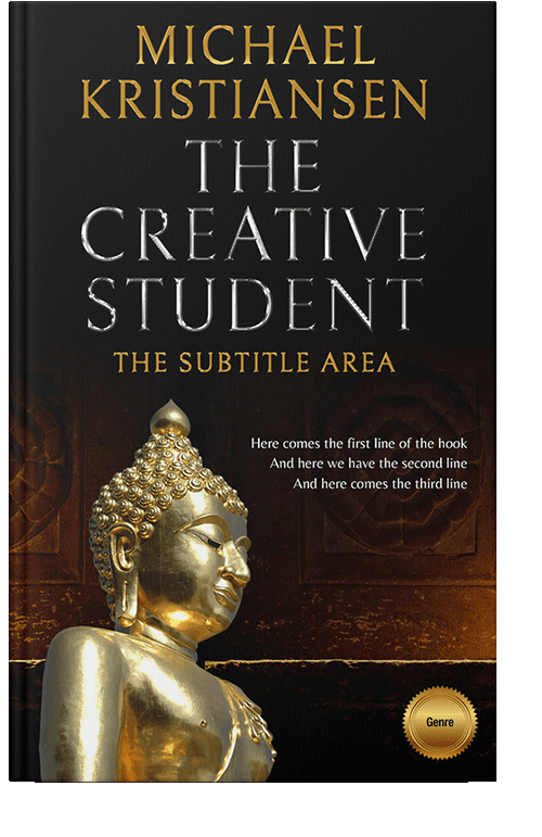 Front view of Teak #3001 - Premade Health & Mind & Body Book Cover