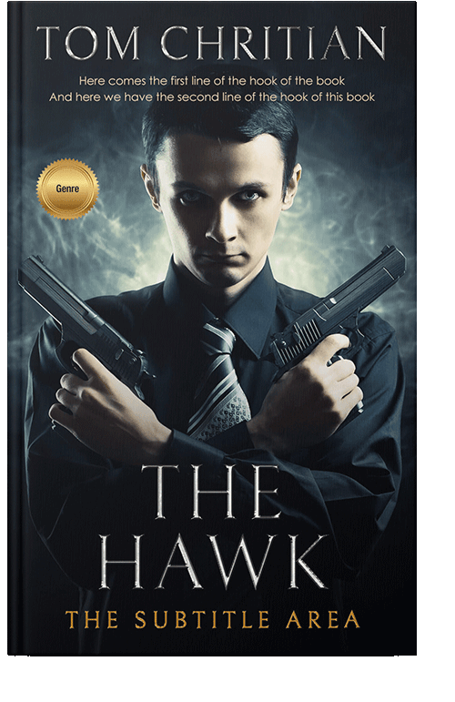 Front view of Foggy Gray #3003 - Premade Mystery & Thriller & Suspense Book Cover