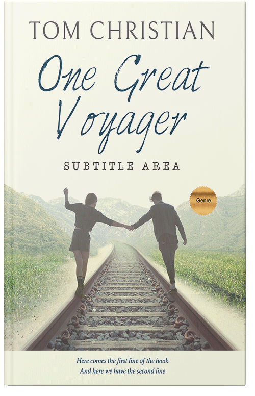 Front view of Premade Romance Book Cover - Spring Wood