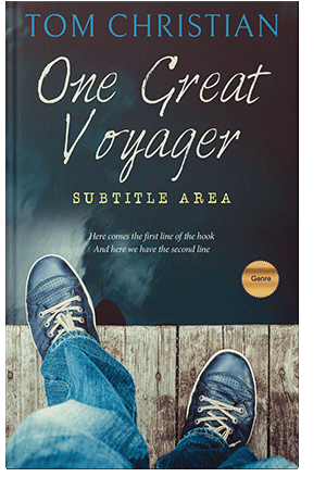 Pre Made Book Cover Ebony Clay