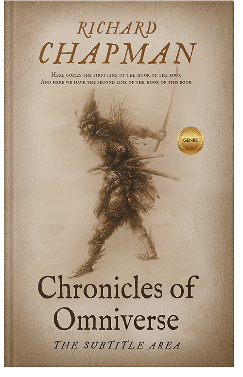 Front view of Premade Historical Book Cover - Rodeo Dust