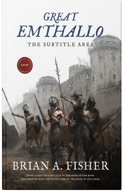 Front view of Premade Historical Book Cover - Merlin