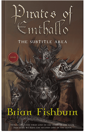 Pre Made Book Cover English Walnut