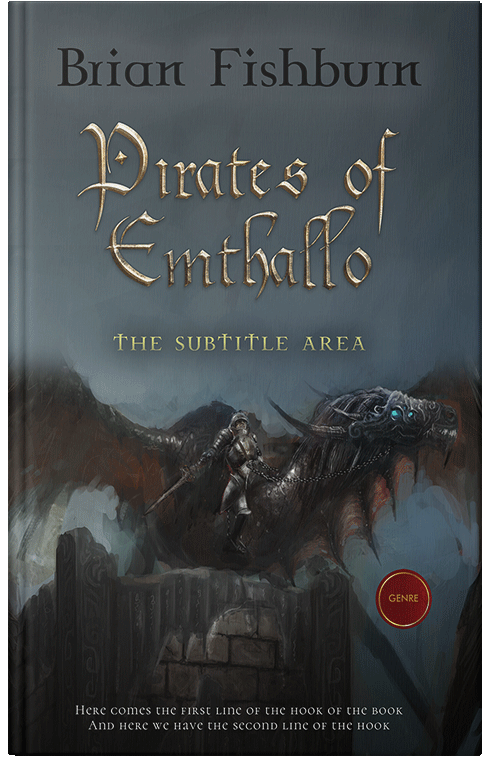 Front view of Premade Fantasy Book Cover - Outer Space