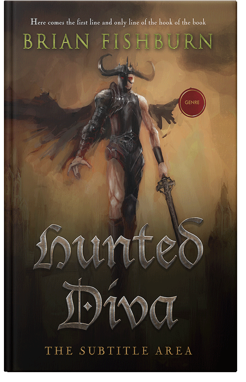 Front view of Premade Fantasy Book Cover - Eternity