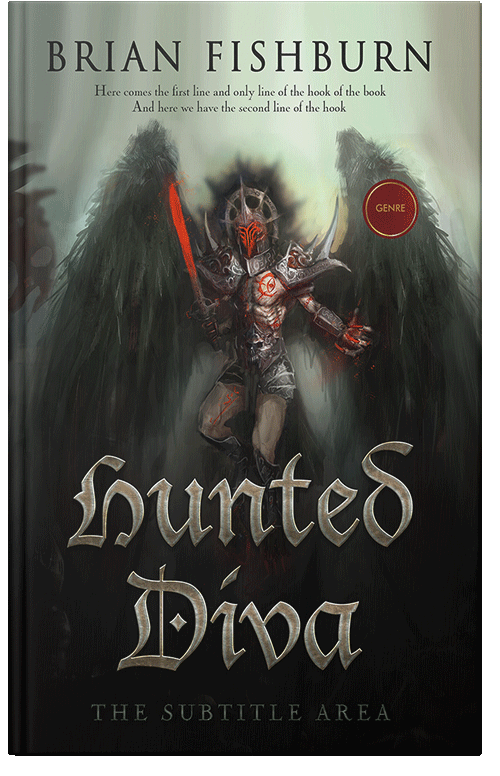 Front view of Premade Fantasy Book Cover - Clay Ash