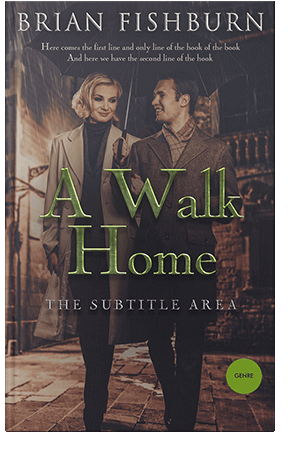 Pre Made Book Cover Thunder