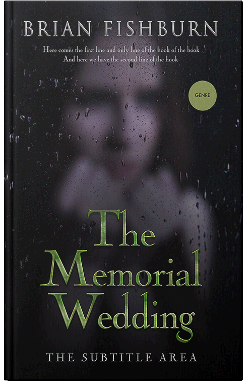 Front view of Premade Romance Book Cover - Woodsmoke