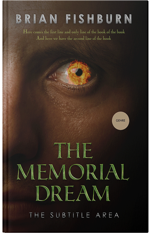 Front view of Premade Mystery & Thriller & Suspense Book Cover - Crowshead