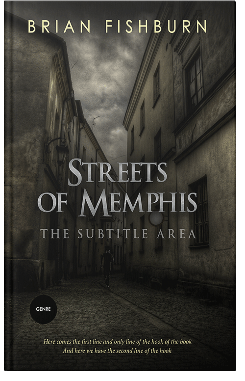 Front view of Premade Mystery & Thriller & Suspense Book Cover - Zeus