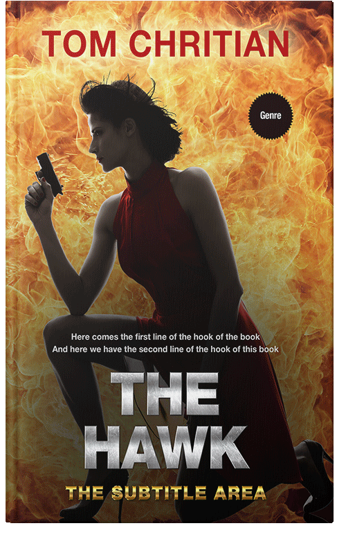 Front view of Premade Action & Adventure Book Cover - Equator