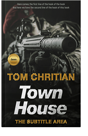 Pre Made Book Cover Heathered Gray