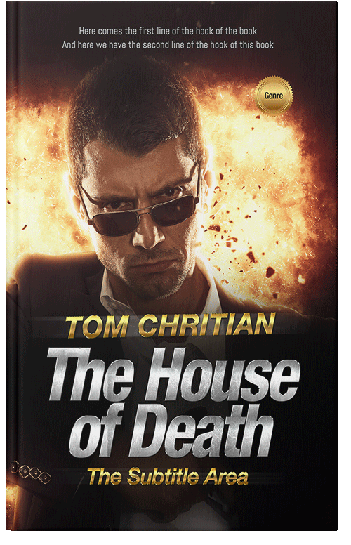 Front view of Premade Mystery & Thriller & Suspense Book Cover - Eclipse