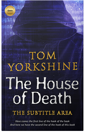 Pre Made Book Cover Ebony