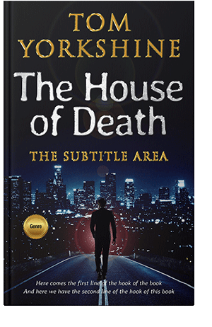 Pre Made Book Cover Ebony