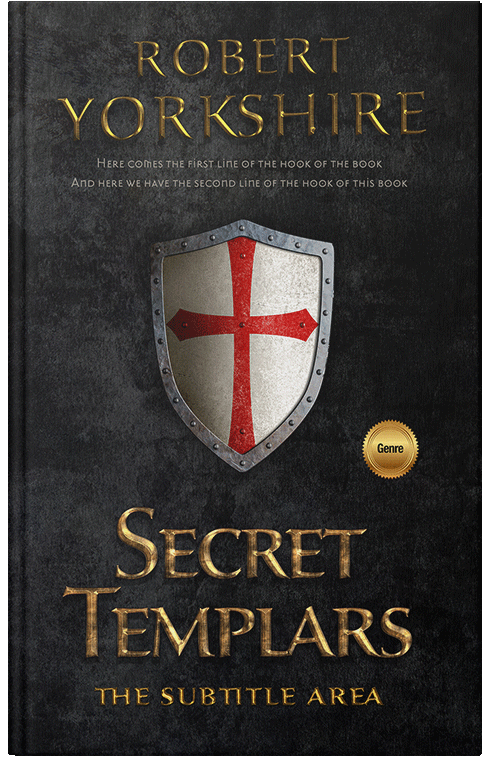 Front view of Premade Historical Book Cover - Cod Gray