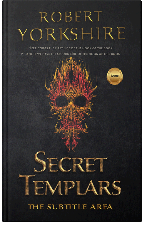 Front view of Premade Fantasy Book Cover - Woodsmoke