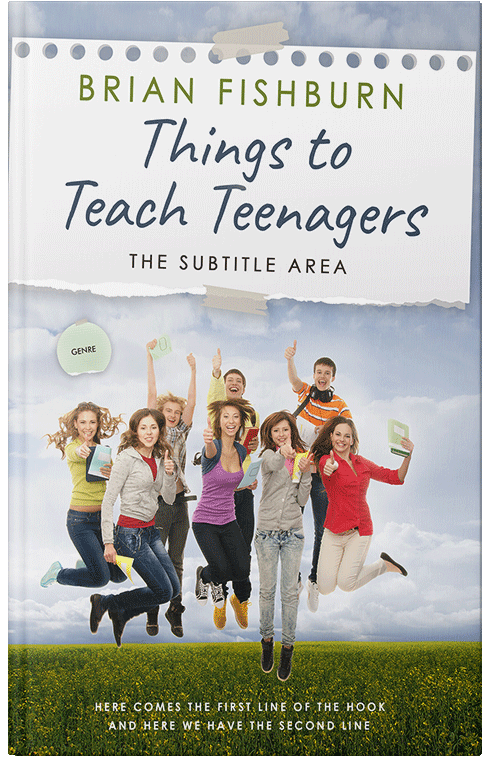 Front view of Premade Teen & Young Adult Book Cover - Woodland