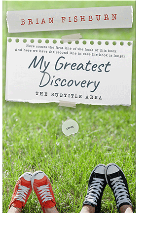 Pre Made Book Cover Periglacial Blue