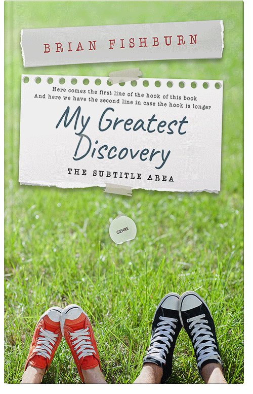 Front view of Premade Health & Mind & Body Book Cover - Periglacial Blue