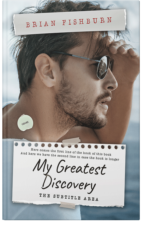 Front view of Premade Teen & Young Adult Book Cover - Timberwolf