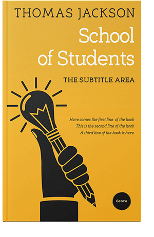 Pre Made Book Cover Saffron