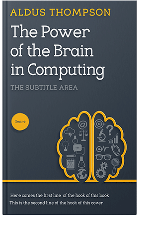 Pre Made Book Cover Oxford Blue