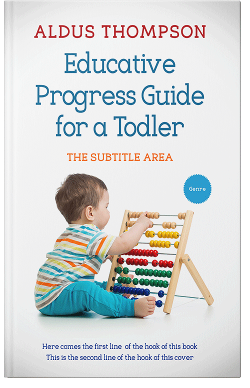 Front view of Premade Education Book Cover - Pampas