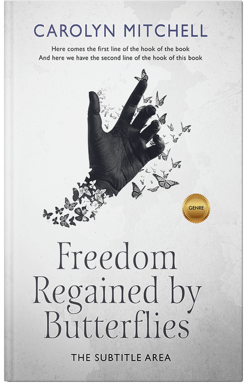 Front view of Premade Self-Improvement & Self-Help Book Cover - Desert Storm