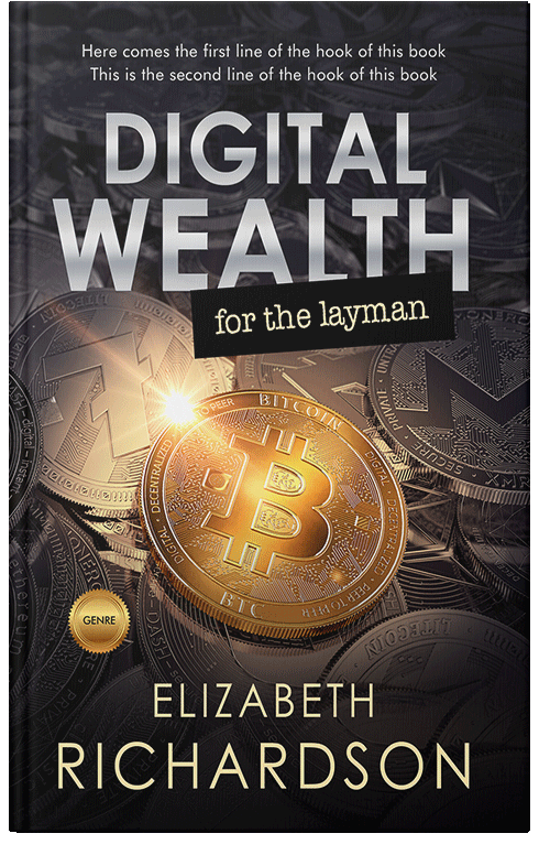 Front view of Premade Business Book Cover - Tan