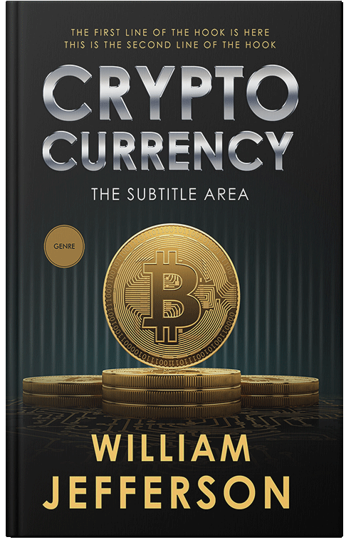 Front view of Premade Business Book Cover - Tan